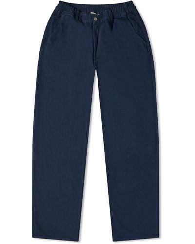 Forét Clay Twill Trousers - Blue