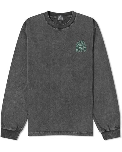 Heresy Arch Long Sleeve T-Shirt - Gray