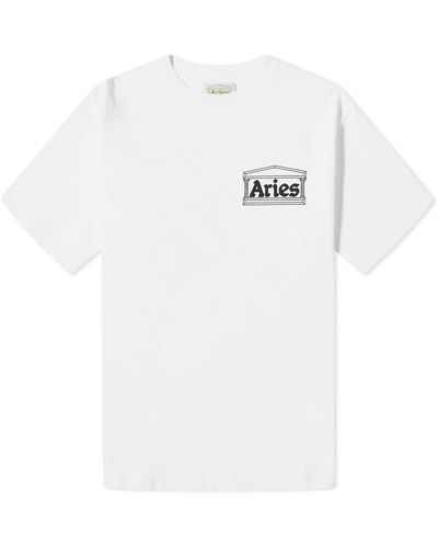 Aries Temple T-Shirt - White
