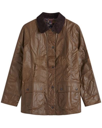 Barbour Beadnell Wax Jacket - Brown