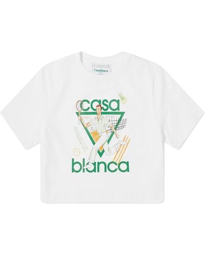 Casablancabrand Le' Jeu Printed Baby T-Shirt - White