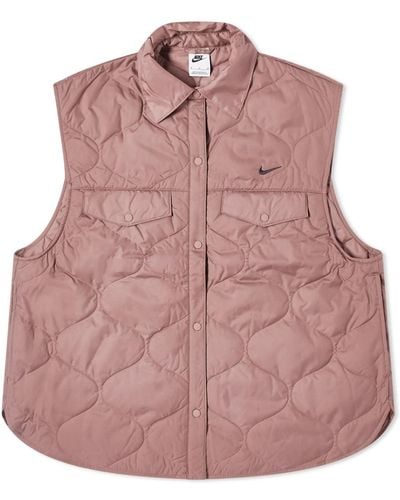 Nike Nsw Essential Vest - Pink