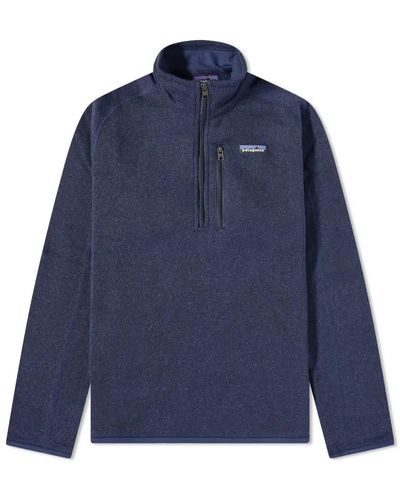 Patagonia Better Jumper 1/4 Zip Jacket - Blue