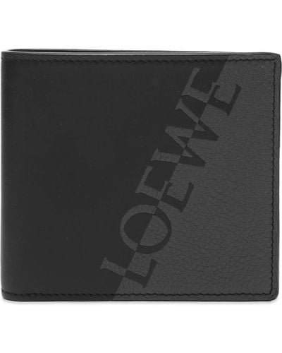 Loewe Signature Bifold Wallet - Black