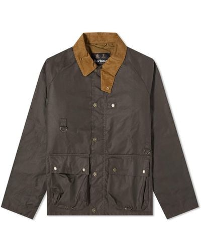 Barbour Utility Spey Wax Jacket - Gray