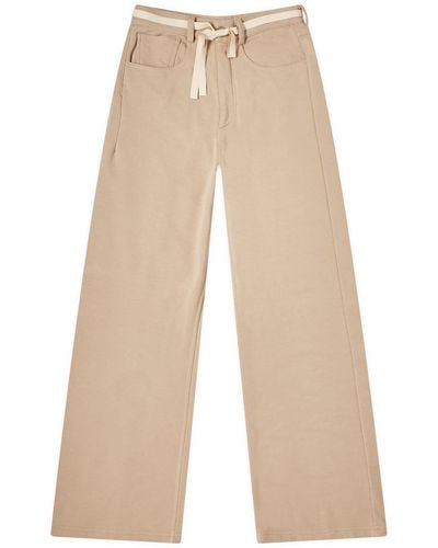 MM6 by Maison Martin Margiela Wrap Joggers - Natural
