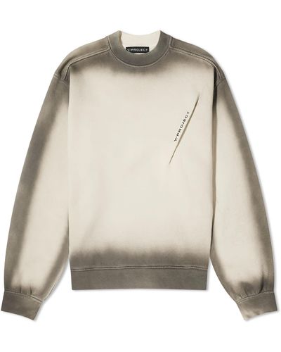 Y. Project Pinched Logo Sweatshirt - Grey