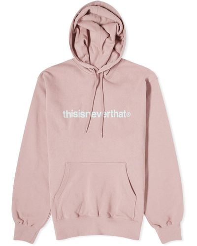 thisisneverthat T-Logo Lt Popover Hoodie - Pink