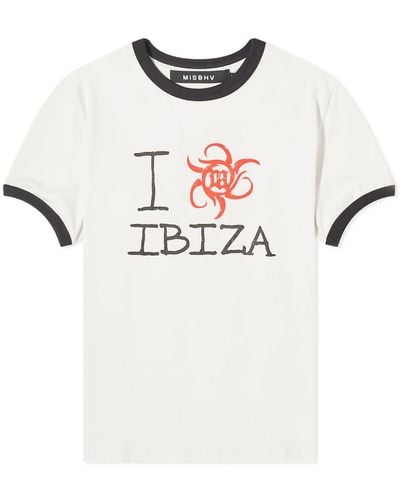 MISBHV I Love Ibiza T-Shirt - White