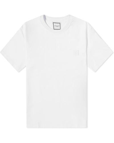 WOOYOUNGMI Beaded Back Logo T-Shirt - White