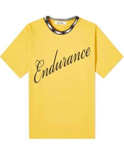Wales Bonner Endurance T-Shirt - Yellow