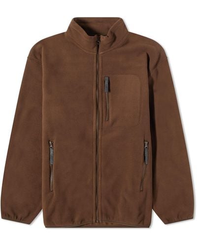 POLAR SKATE Basic Fleece Jacket - Brown