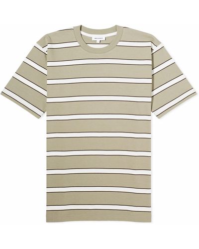 Norse Projects Johannes Organic Stripe T-Shirt - Natural