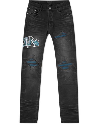Amiri Mx1 Cny Dragon Jeans - Blue