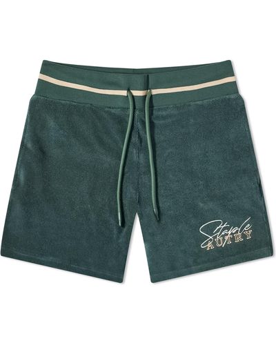 Autry X Staple Shorts - Green