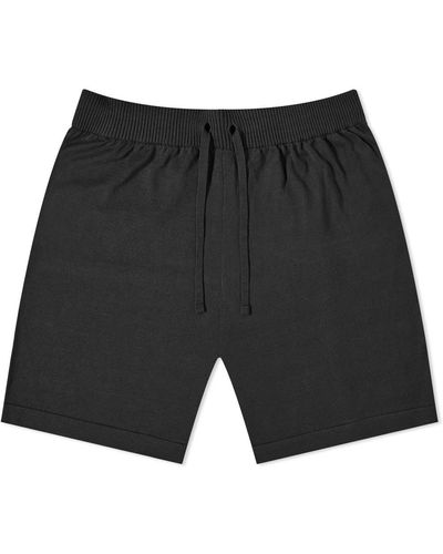 John Smedley Day Knitted Shorts - Black