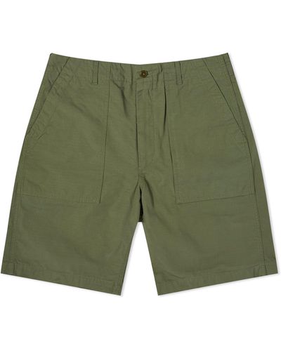 Engineered Garments Fatigue Shorts Cotton Ripstop - Green