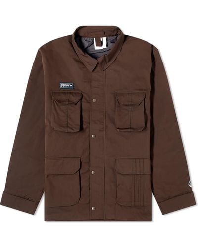 adidas Originals Spzl Haslingden Jacket Dark - Brown