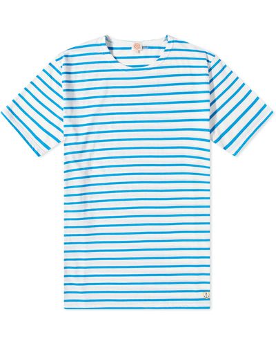 Armor Lux 53842 Stripe T-shirt - Blue