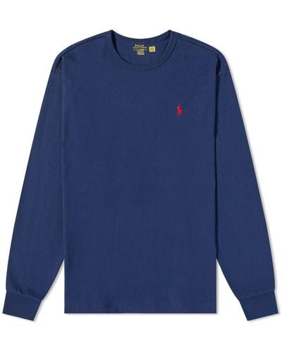Polo Ralph Lauren Heavyweight Long Sleeve T-Shirt - Blue