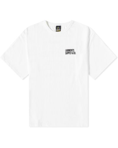 FRIZMWORKS Service Label T-Shirt - White