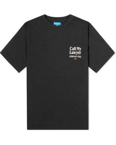 Market Call My Lawyer T-Shirt - Black