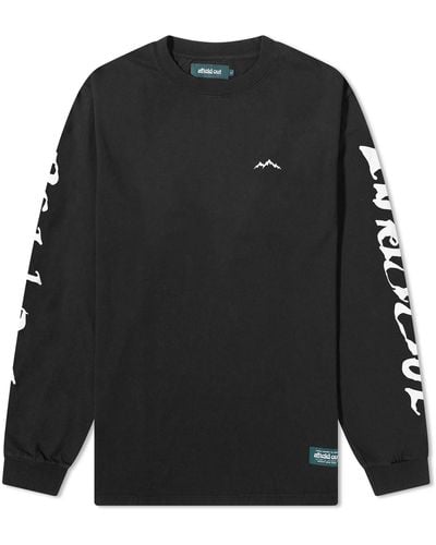 Afield Out Long Sleeve Rapid T-Shirt - Black