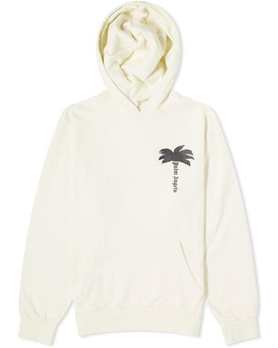 Palm Angels Popover Hoody - White