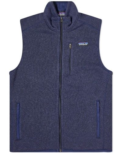 Patagonia Better Sweater Vest New - Blue