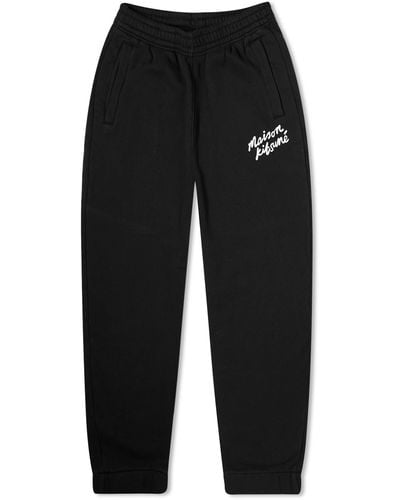 Maison Kitsuné Handwriting Comfort Sweat Trousers - Black