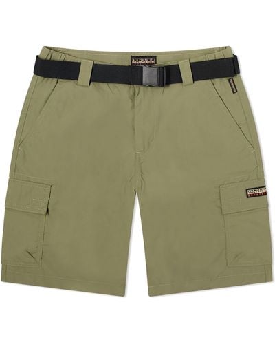 Napapijri Slow Lake Cargo Shorts - Green