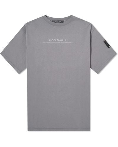 A_COLD_WALL* Discourse T-Shirt - Grey