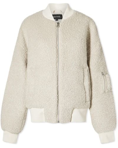 Meotine Bianca Wool Boucle Jacket - Natural