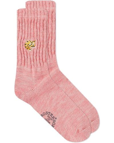 Rostersox Tiger Socks - Pink