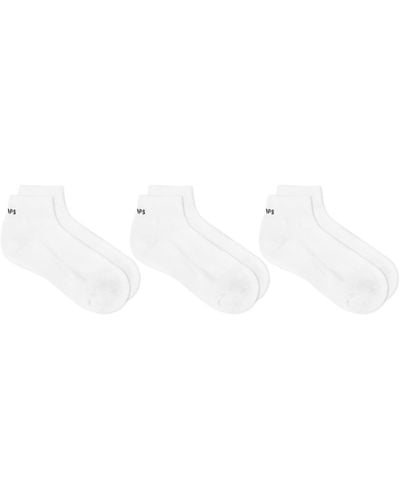 WTAPS Skivvies Short Sock - White