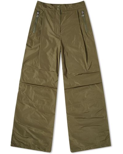 Moncler Nylon Track Trousers - Green