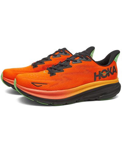 Hoka One One Clifton 9 Sneakers - Orange