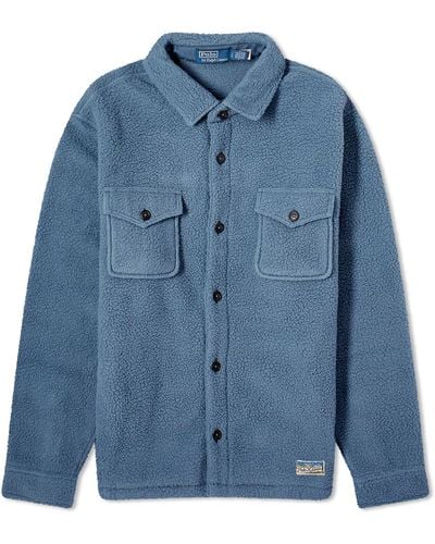 Polo Ralph Lauren Fleece Overshirt - Blue