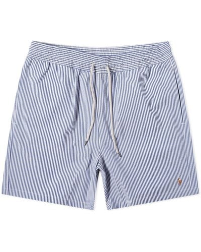 Polo Ralph Lauren Striped Traveller Swim Shorts - Blue