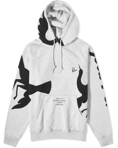 by Parra Clipped Wings Hoody - White