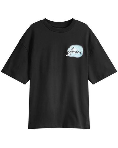 Amiri Airbrush Logo T-Shirt - Black