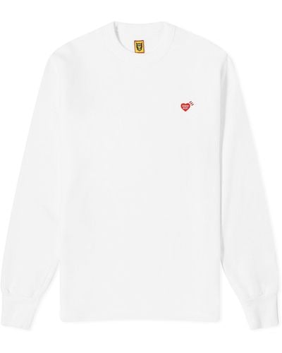 Human Made Heart Long Sleeve T-Shirt - White