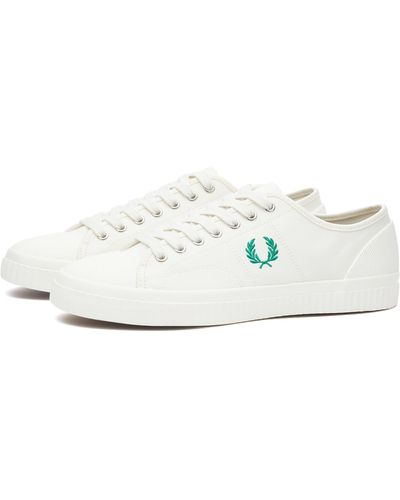 Fred Perry Hughes Low Canvas Sneakers - White