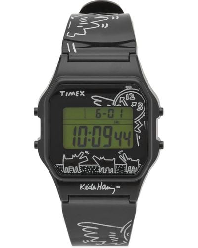 Timex X Keith Haring T80 Digital Watch - Black