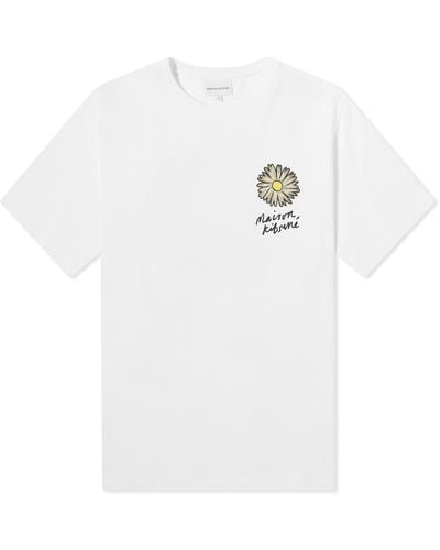 Maison Kitsuné Floating Flower Comfort T-Shirt - White