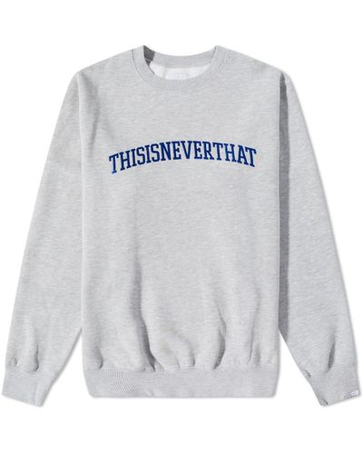 thisisneverthat ARC-Logo Jacquard Sweater - Tn21skw003-ivr - Sneakersnstuff  (SNS)