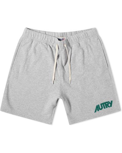 Autry Logo Sweat Short - Gray