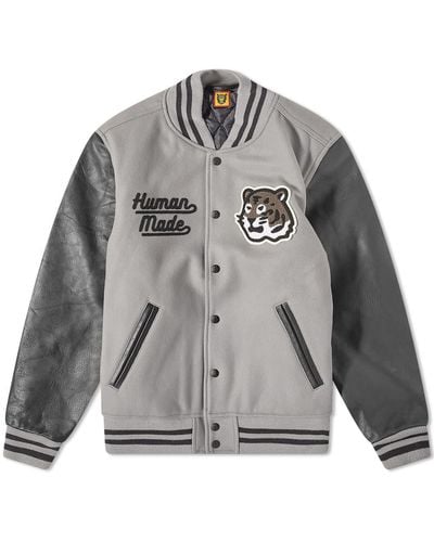 Human Made Varsity Jacket - Gray