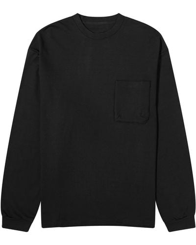 GOOPiMADE Long Sleeve G_Model-01 3D Pocket T-Shirt - Black