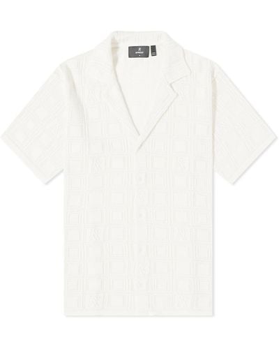 Represent Lace Knitted Vacation Shirt - White